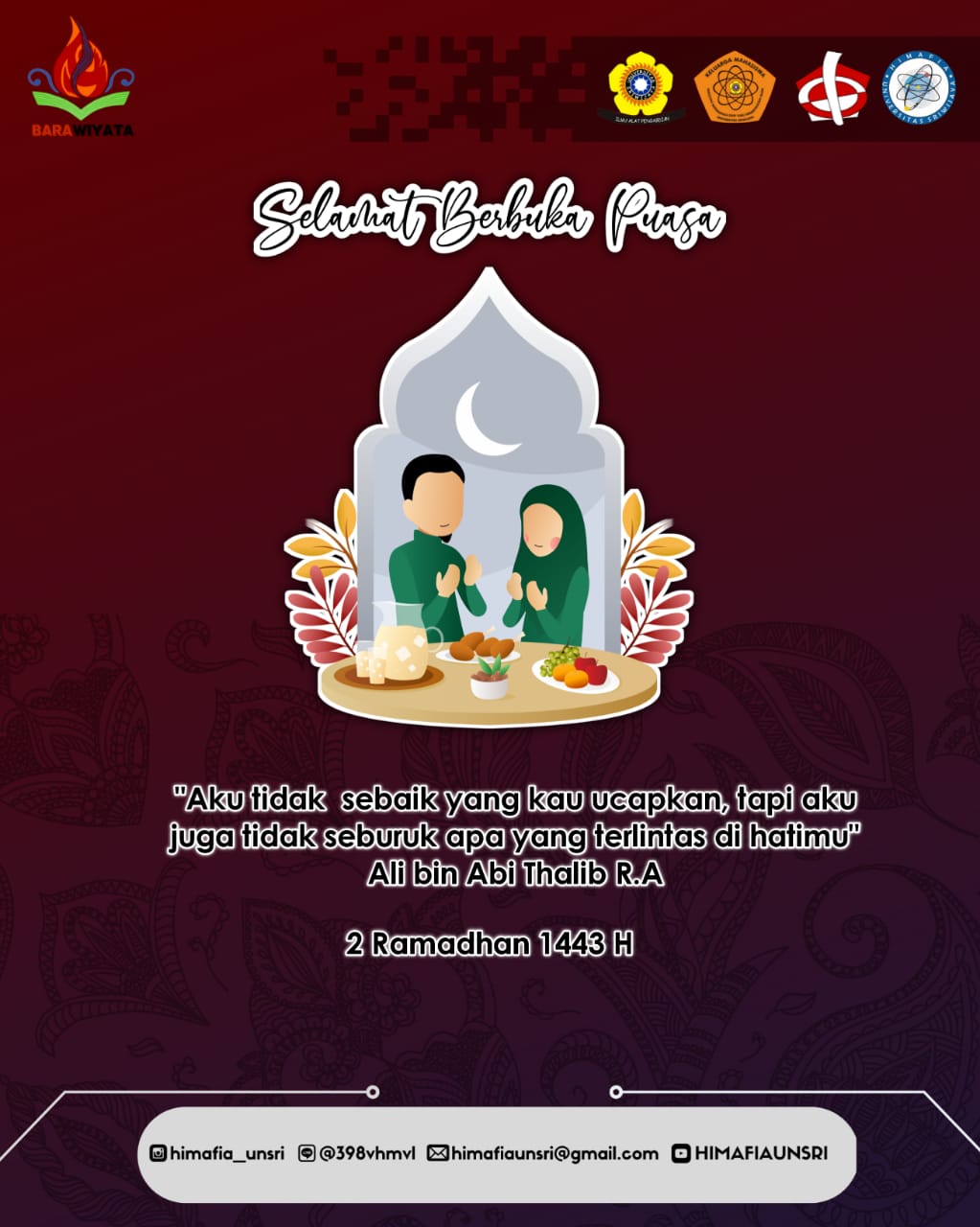 [SELAMAT BERBUKA PUASA BULAN RAMADHAN 1443 H]